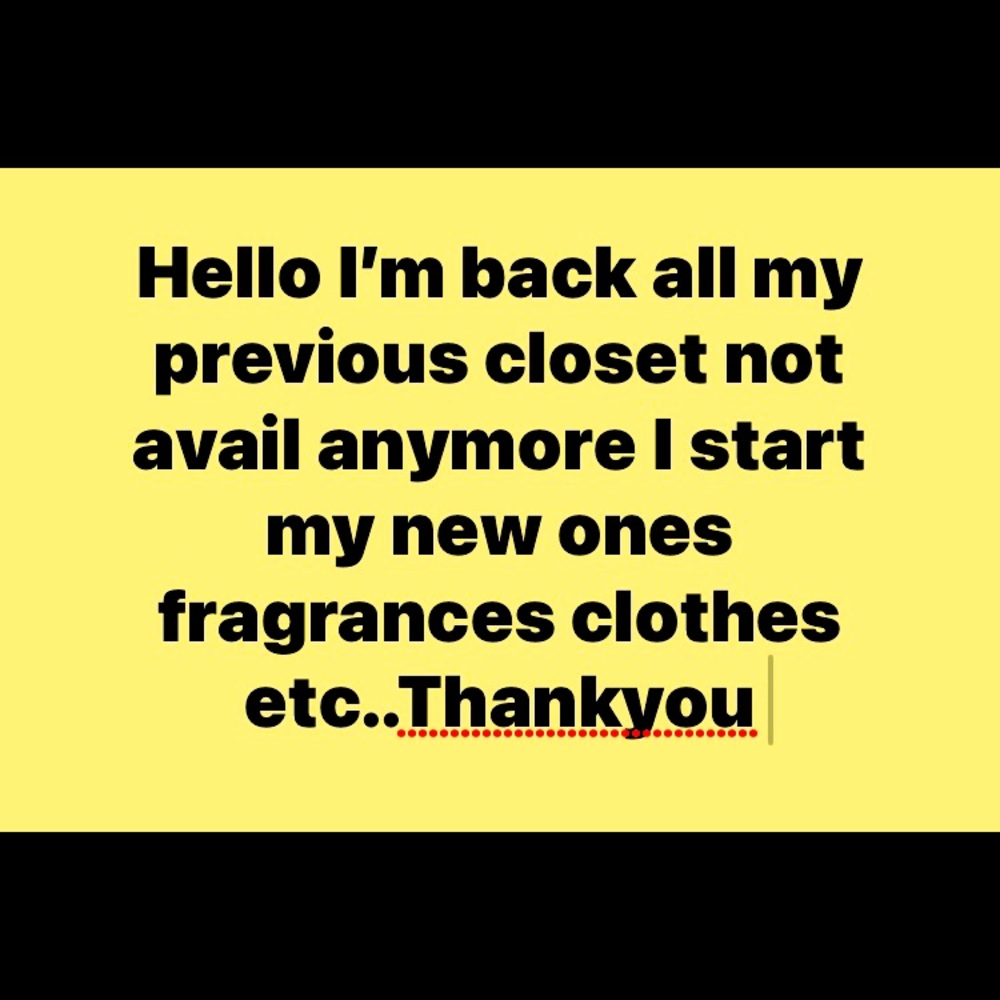 Some old closet deleted some still avail dm me.